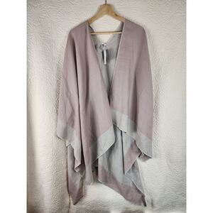 Nordstrom Rack Womens Long Shawl Casual Reversible One Size